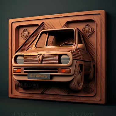 3D model Renault 5 (STL)